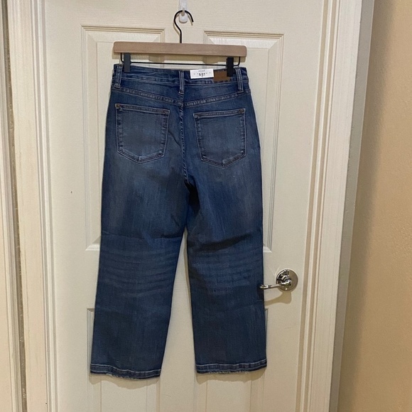 NWT-Judy Blue-Look at Me Now-Hi Rise-Wide Leg-Vintage Wash Jeans-Sz 5/27 - Picture 3 of 6